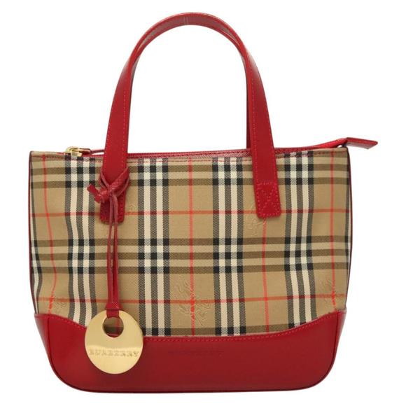 Burberry Nova Check Beige Canvas handbag - Picture 1 of 10